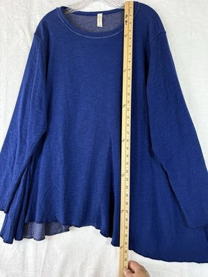 North Star Base Womens Top XL Long Sleeve Shirt XL Double Layer Angel Tee