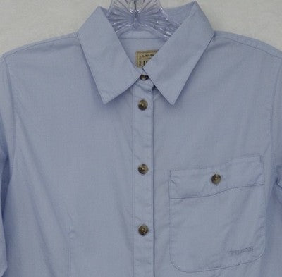 CC Filson Feather Cloth Shirt Small Women Blue Button Up Long Sleeve Top New NWT