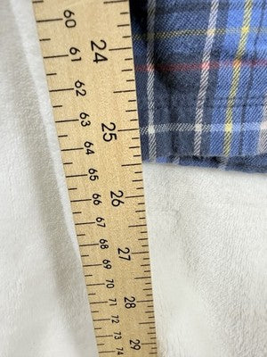 LL Bean Flannel Pajama Pants XS Petite Blue Purple Womens PJ Sleep