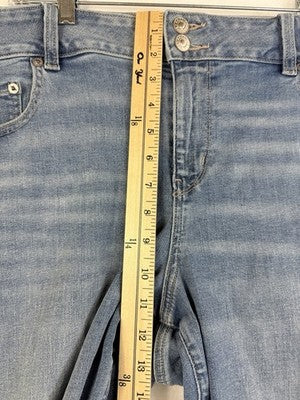 American Eagle Artist Crop Jeans 20 Womens Blue