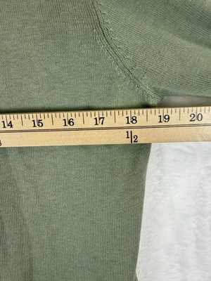Gap Cardigan Sweater Medium Womens Sage Green Button Front Long Sleeve Tops