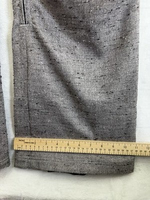 Roxy Snowboard Pants Womens Medium Gray Tweed Textured Ski Winter Snow Pants