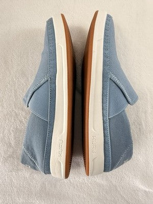 Kuru Womens Shoes 8 Roam Atla Slip On Canvas Blue