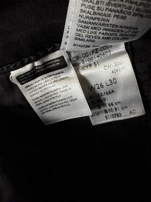 Levis 318 Shaping Wide Leg Jeans 26 Womens Black 26x30 Levi’s New NWT