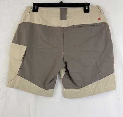 Musto Sailing Shorts US 8 Womens Deck Stretch Beige Tan Fast Dry