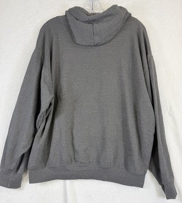 Disney Minnie Mouse Hoodie Womens Large Gray Sweatshirt