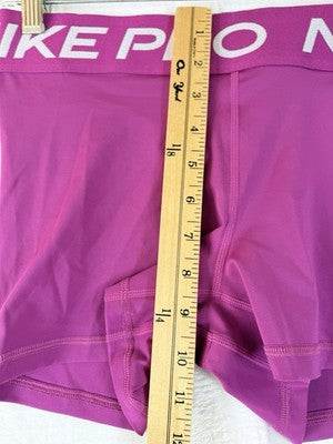 Nike Pro 365 Shorts 3” Medium Pink Womens Pull On New NWT