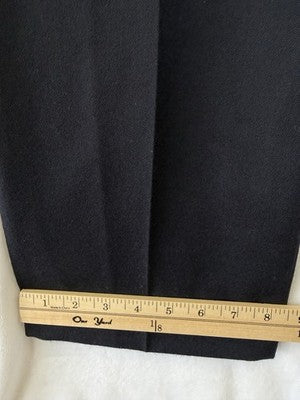 Vintage Talbots Dress Pants 12 Petite Navy Blue Lined 100% Wool Made In USA 12P