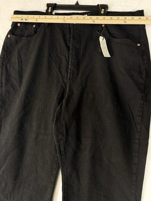 Levis Ribcage Straight Ankle Jeans 20W Womens Plus Size Black Levi’s New NWT