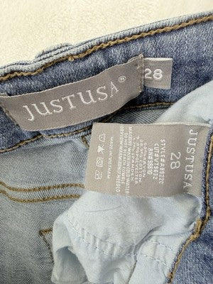 Just USA Jeans 28 Skinny Blue Womens Denim