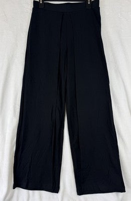 Betabrand Pants Medium Black Knit Pull On Dress Pants Yoga Pants Flowy