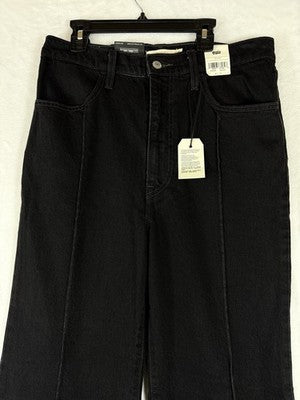 Levis Ribcage Bell Jeans 30 Black High Rise Jeans 30x32 Bell Bottom New NWT