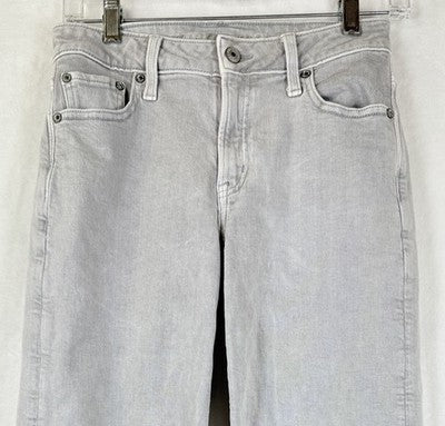 American Eagle Stovepipe Jeans 000 Gray Womens Straight Leg Denim