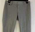 Banana Republic Sloan Pants Size 0 Gray Herringbone Womens Button Hem