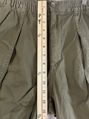 Gap Mid Rise Twill Barrel Leg Pants Small Women Olive Green New NWT