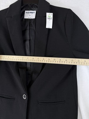 Old Navy Blazer Women XS Black Jacket Classic Stretch New NWT