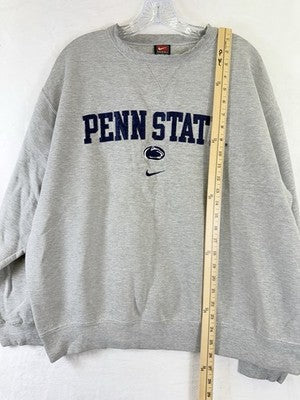 Nike Team Penn State Sweatshirt Vintage XL Mens Gray Crewneck Pullover Mens