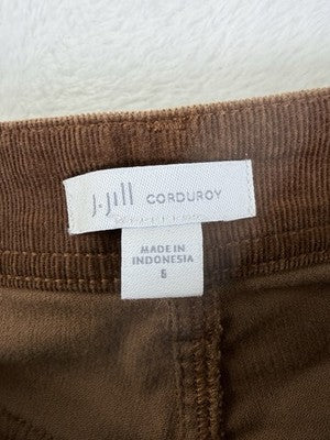 J Jill Corduroy Pants 6 Rust Brown Womens