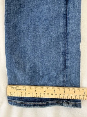 American Eagle High Rise Skinny Kick Jeans 4 Long Blue Womens Denim