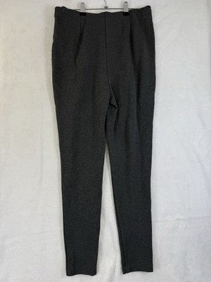 J Jill Ponte Leggings Large Gray Womens Knit Pull On Pants