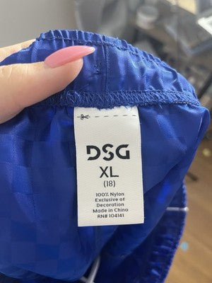 DSG Soccer Shorts Boys XL Blue Woven Youth 18 NWT