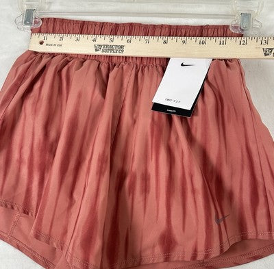 Nike Shorts XS Womens Pink One Dri Fit Training Brief Lined High Waisted NWT