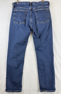Gap Jeans Men 34x30 Slim Fit Resin Rinse Blue Denim