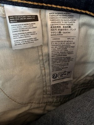 Levis 502 Jeans 35x30 Tapered Stretch Blue Mens Levi’s New NWT