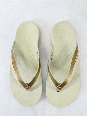 Kuru Womens Flip Flops 10 Kala Sieva Leather Sandals Plantar Fasciitis New