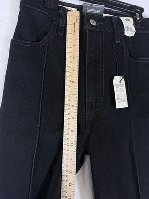 Levis Ribcage Bell Jeans 26 Black High Rise Jeans 26x30 Bell Bottom New NWT