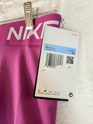 Nike Pro 365 Shorts 3” Medium Pink Womens Pull On New NWT