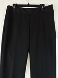 Liz Claiborne Classic Pants 10 Black Side Zip Womens