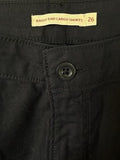 Levis Baggy Dad Cargo Shorts 26 Womens Black Grunge 90s Skater 11”