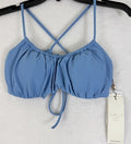 Calia Swim Top Small Bikini Tranquil Blue Tie Back Womens Swimwear New NWT