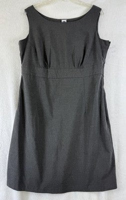 Gap Dress 16 Gray Sleeveless Shift Womens