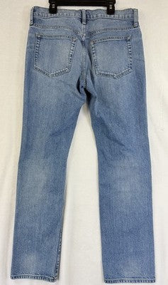 J Crew Jeans Mens 30x30 Flex Straight Leg Light Blue