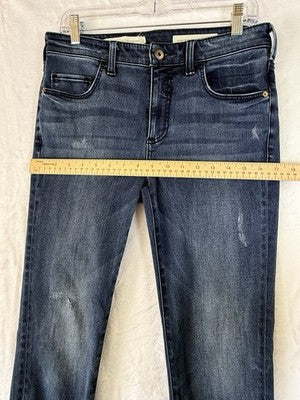 Anthropologie Jeans 29 High Rise Skinny Blue Pilcro And The Letterpress Womens