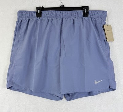 Nike Challenger Mens Running Shorts 7” Purple DV9363 499 XXL Dri Fit NEW NWT