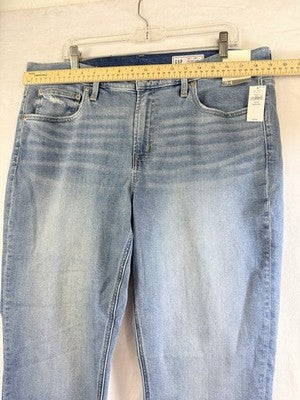 Gap Vintage Slim Mid Rise Jeans 34 18 Women Light Blue Wash New NWT