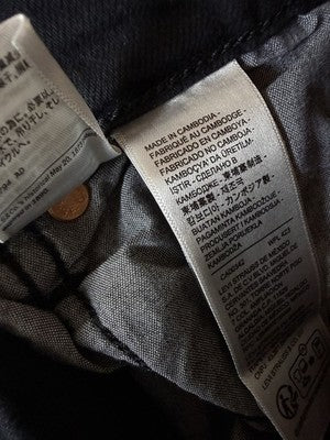 Levis Wedgie Straight 24 Jeans Womens Black Levi’s 24x26 High Rise Denim New NWT