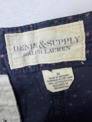 Ralph Lauren Shorts 30 Mens Denim Supply Navy Blue 10.5”