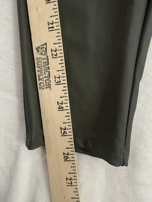 Torrid Faux Leather Leggings Size 2 18/20 Khaki Green Plus Size Womens Pull On