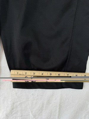 Nike Dri Fit Capri Pants XL Womens Black Loose Workout