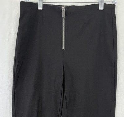 Garage Pants Medium Black High Rise Zipper Slim Womens