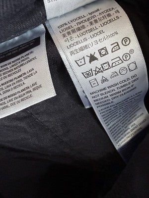 Levis Baggy Dad Cargo Pants 32 Womens Black Wide Leg Tencel