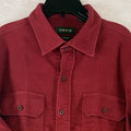 Orvis Chamois Shirt Medium Red Button Down Mens Long Sleeve Brisbane Moss
