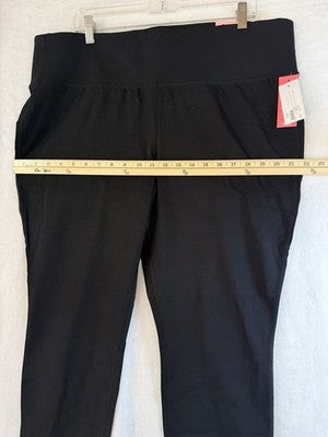 Livi Active Leggings 22/24 Lane Bryant Black Signature Plus Size Women New
