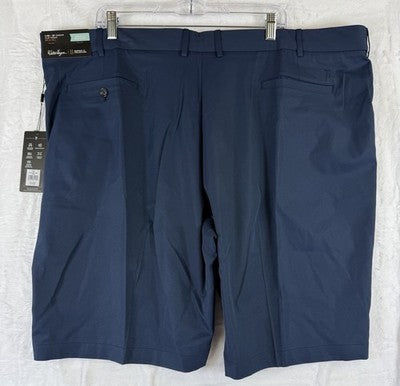 Walter Hagen Golf Shorts Mens 46 Navy Blue Flat Front 10” Men’s NWT Big Tall