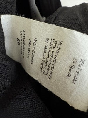 Kayleigh Jumpsuit Black Small Petite Luna One Shoulder Knit Women NWT