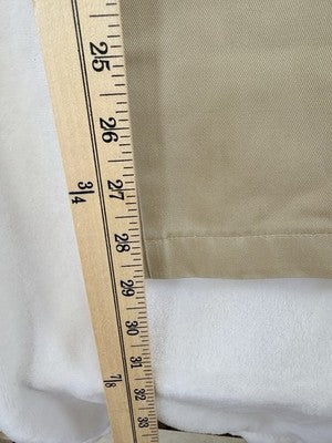 Lands End Traditional Fit Chinos Khaki 35 Pants Mens Tan Beige 100% Cotton